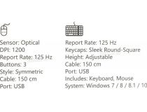 Клавиатура A4Tech Fstyler F1512 White (Кл-ра, USB,+Мышь,3кн, Roll, USB)