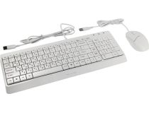 Клавиатура A4Tech Fstyler F1512 White (Кл-ра, USB,+Мышь,3кн, Roll, USB)