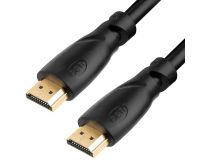 Greenconnect GCR-HM312-5.0m Кабель Premium 5.0m HDMI версия 2.0, Ultra HD 4K30 Hz, 3D, 28/26 AWG, черный
