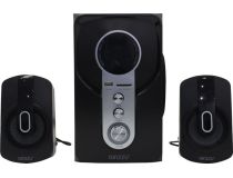 Колонки Ginzzu GM-405 (2x10W +Subwoofer 20W дерево, Bluetooth, USB, SD, FM, ПДУ)