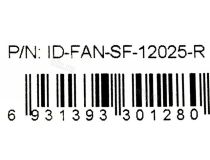 ID-Cooling SF-12025-R (4пин, 120x120x25мм, 18-26.4дБ, 700-1500об/мин)