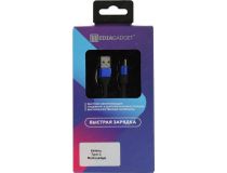 Mediagadget MGC023NBL Кабель USB AM-- USB-C 1м