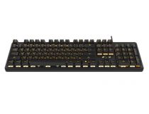 Клавиатура HIPER CRUSIDER GK-4 Black  USB 104КЛ, подсветка клавиш