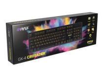 Клавиатура HIPER CRUSIDER GK-4 Black  USB 104КЛ, подсветка клавиш
