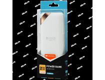 Внешний аккумулятор CANYON CNE-CPBP10W White (2xUSB 2.1A, 10000mAh, Li-Pol)