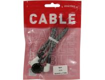 Smartbuy iK-512NSL black Кабель USB AM-- Lightning 1м, Г-образные коннекторы