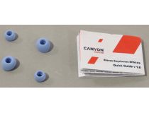 Наушники с микрофоном CANYON  CNS-CEPM02BL Blue (шнур 1.2м)