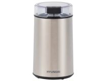 Кофемолка Hyundai HYC-G5261 200Вт сист.помол.:ротац.нож вместим.:60гр серебристый