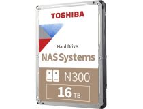 HDD 16 Tb SATA 6Gb/s Toshiba NAS N300 HDWG31GUZSVA  3.5 7200rpm 512Mb