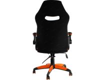  7069656 Кресло игровое Chairman game 19 ткань чёрный/оранжевый