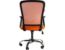  7062444 Офисное кресло Chairman 698 хром TW-66 оранжевый
