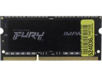 Kingston Fury Impact KF318LS11IBK2/16 DDR3L SODIMM 16Gb KIT 2*8Gb  PC3L-15000  CL11 (for NoteBook)