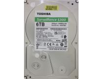 HDD 6 Tb SATA 6Gb/s Toshiba Surveillance S300 HDWT860UZSVA  3.5 5400rpm 256Mb