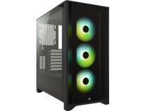 Miditower Corsair CC-9011204-WW Black iCUE 4000X RGB Black ATX без БП, с окном