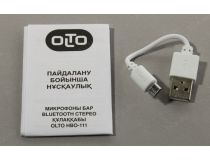 Наушники с микрофоном OLTO HBO-111 Black (Bluetooth)