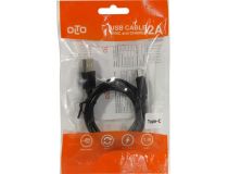 OLTO ACCZ-7015 Black Кабель USB A-- USB-C 1м