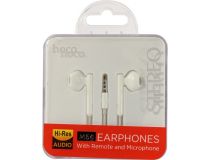 Наушники с микрофоном Hoco M64 White (с регулятором громкости)
