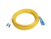 Hyperline FC-D2-9-LC/UR-LC/UR-H-15M-LSZH-YL Patch cord ВО, LC-LC, Duplex, SM 9/125 15м