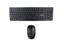 GKS-130 Комплект кл-ра+мышь беспров. Гарнизон GKS-130, 2.4ГГц, черный, 104 кл., доп. ф-ии м/медиа, 1600 DPI