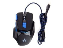 GM-770G Мышь игровая Гарнизон GM-770G, черн, 2400DPI, 8 кнопок, 7 режимов подсветки, soft touch