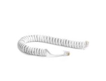 Greenconnect GCR-TPC4P4C-7.5m Кaбель для телефонной трубки белый