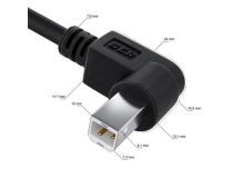 Greenconnect GCR-52916 Кабель USB 2.0 A-- B 1.5м, угловой