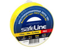 SafeLine 9367 Изолента ПВХ желтая 19мм 20м (9367)