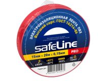 SafeLine 9362 Изолента ПВХ красная 15мм 20м Safeline (9362)