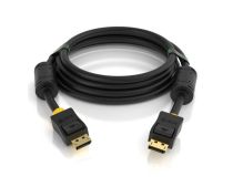 Greenconnect GCR-51915 Кабель PROF 3.0m DisplayPort v1.4, 8 K 60Hz, 4 K 165Hz, 20M/20M, черный,