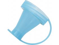 Воронка на банку голубая