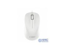 CBR Optical Mouse CM131 White  (RTL) USB 3but+Roll