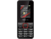 TEXET TM-207 мобильный телефон цвет черный-красный