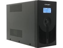 UPS 800VA CROWN Micro CMU-SP800 EURO LCD USB  защита телефонной линии/RJ-45, USB