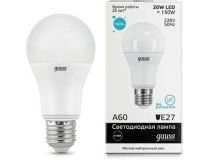 GAUSS 23229 Лампа светодиодная LED 20 Вт 1600 Лм 4100К белая E27 A60 Elementary Gauss (23229)
