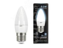 GAUSS 103102210 Лампа светодиодная LED 9.5 Вт 950 Лм 4100К белая Е27 Свеча Black Gauss (103102210)