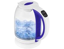 Kitfort КТ-6140-1 Чайник KT-6140-1 бело-фиолетовый