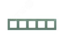 Legrand 672525 ETIKA Рамка 5 постов, светлая галька