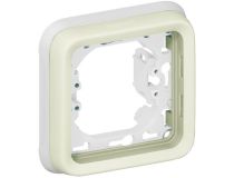 Legrand 69692 Plexo Рамка 1 пост белая + суппорт