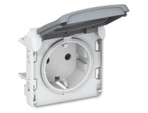 Legrand 69571 Plexo Розетка 2К+З нем. ст., винтовые зажимы