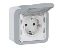 Legrand 69733 Plexo Розетка 2К+З, нем. ст.