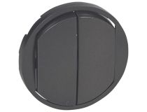 Legrand 67902 Celiane Лицевая панель выкл 2к Графит
