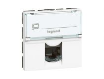 Legrand 76555 Mosaic Розетка RJ45 FTP кат.5е (2 мод.) LCS2
