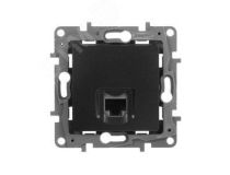 Legrand 672641 Информационная розетка RJ 45, категория 5e, UTP, Etika, антрацит