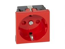 Legrand 77214 Mosaic Розетка 2К+З нем. ст., с блокировкой