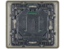 Legrand 64897 Умный беспроводной выключатель рольставней. Цвет Графит. Рамка Вольфрам.