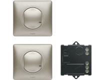 Legrand 67778 Пакет для упр. осв.c 2-х мест. Микромодуль реле 300 Вт 240В + два умных беспров. 1-клав. выкл.
