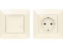 Legrand 752254 Пакет для управ. быт. электроприб. Умная розетка 2К+З 16А 230В + умный беспр. 1-клав. выкл.