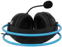 Наушники с микрофоном A4Tech Fstyler FH200i Blue (шнур 1.8м, с регулятором громкости)