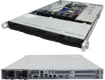 SuperMicro 1U 510P-WTR (LGA4189, C621A, 3xPCI-E, SVGA, SATA RAID, 4xHS SAS/SATA, 2x10GbLAN, 8DDR4 500W HS)