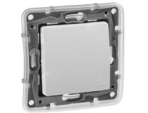 Legrand 672200 ETIKA Выключатель/Переключатель IP44 10AX, бел.